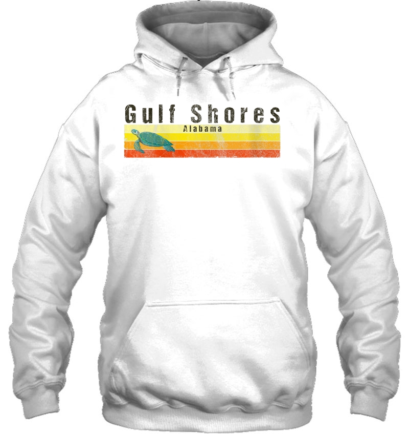 Womens Gulf Shores Alabama Beach V-Neck Hoodie