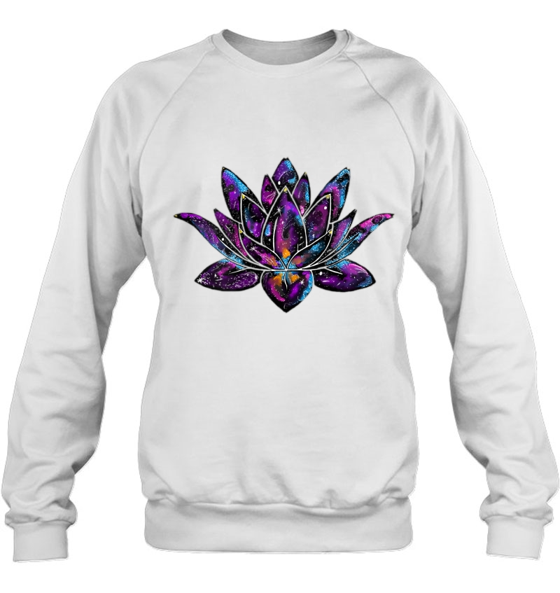 Womens Lotus Yoga Galaxy Tank Top Sweatshirt