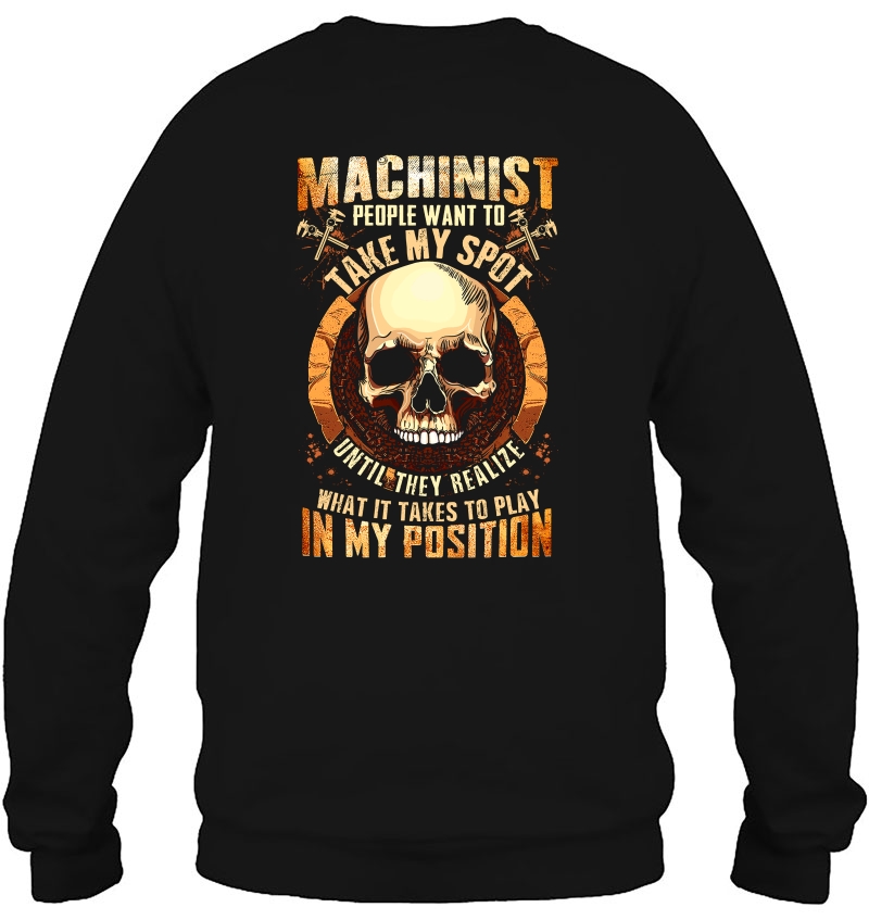 Machinist People Want To Take My Spot Until They Realize Skull Version Mugs