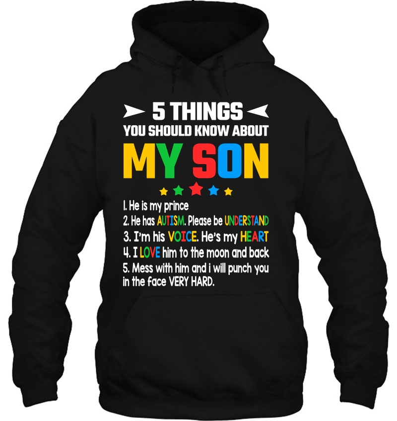 5 Things You Should Know About My Son He Is My Prince He Has Autism Mugs