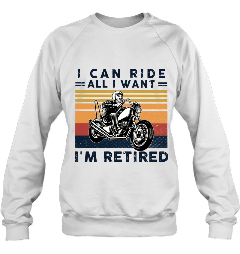 I Can Ride All I Want I'm Retired Motorcycle Vintage Version Mugs