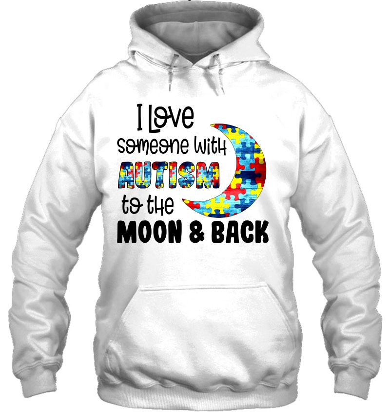 I Love Someone With Autism To The Moon & Back Puzzle Moon Autism Awareness Mugs