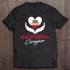 California Caregiver Us State Cali Flag Nurse Caregiving Job Tee