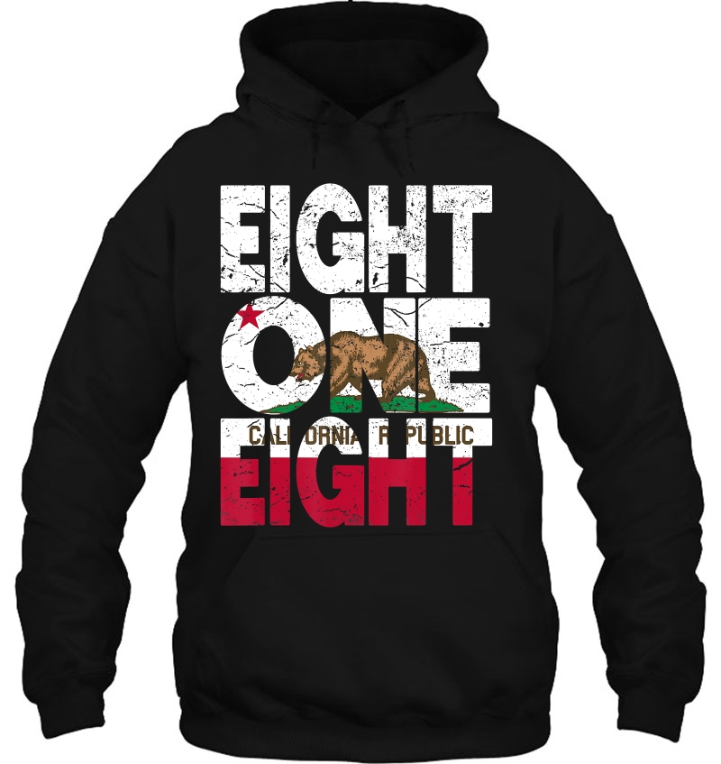 California Republic Flag - Area Code 818 Ver2 Hoodie