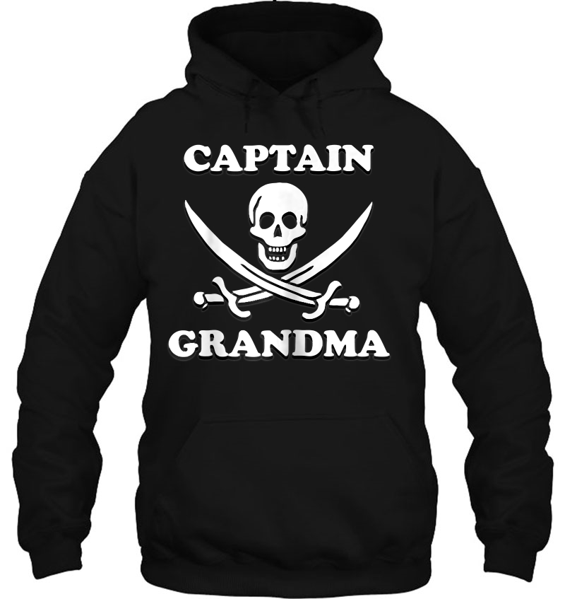 Captain Grandma Pirate Skull And Crossbones Mugs