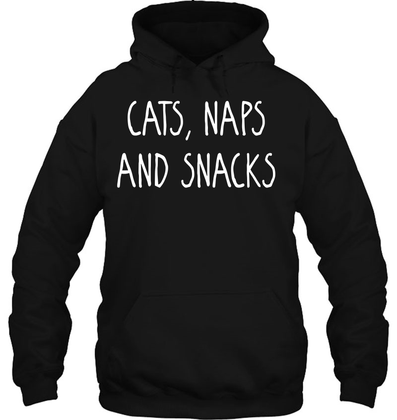 Cats Naps And Snacks - Feline Loving Slogan Mugs