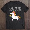 Cinco De Mayo Unicorn Funny Horn For Tacos Girls Mexican Tee