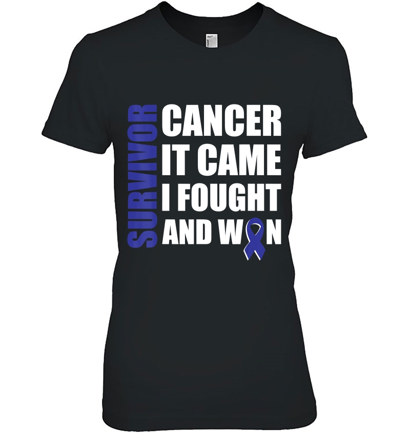 Colon Cancer Awareness Fight Cancer Ribbon Hoodie