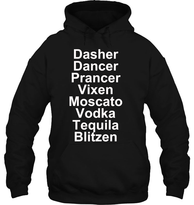 Dasher Dancer Prancer Vixen Moscato Vodka Tequila - Alcohol Mugs