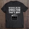 Director Theater Filmmaker Clapper Board Tee