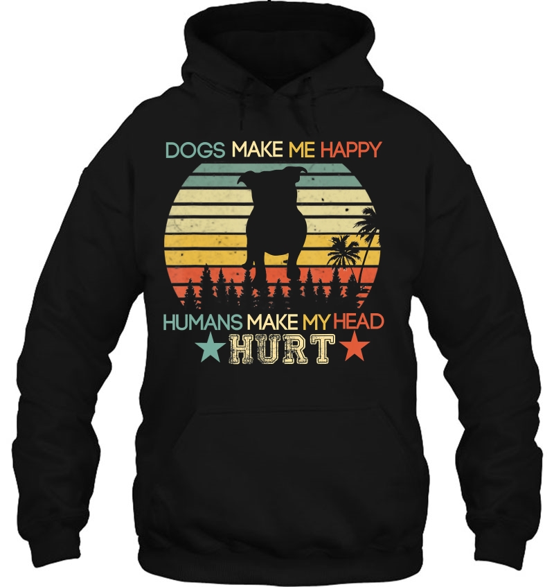 Dogs Make Me Happy Human Make My Head Hurt Funny Mugs