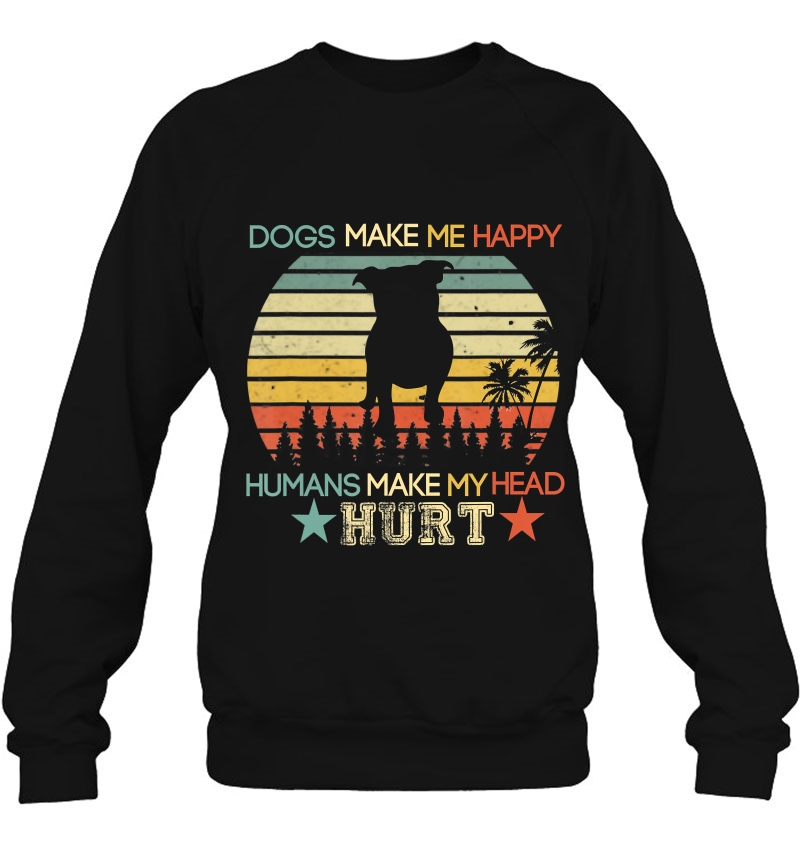 Dogs Make Me Happy Human Make My Head Hurt Funny Mugs