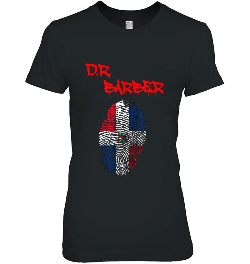 Dr Barber - Dominican Republic Flag Barbershop Hoodie