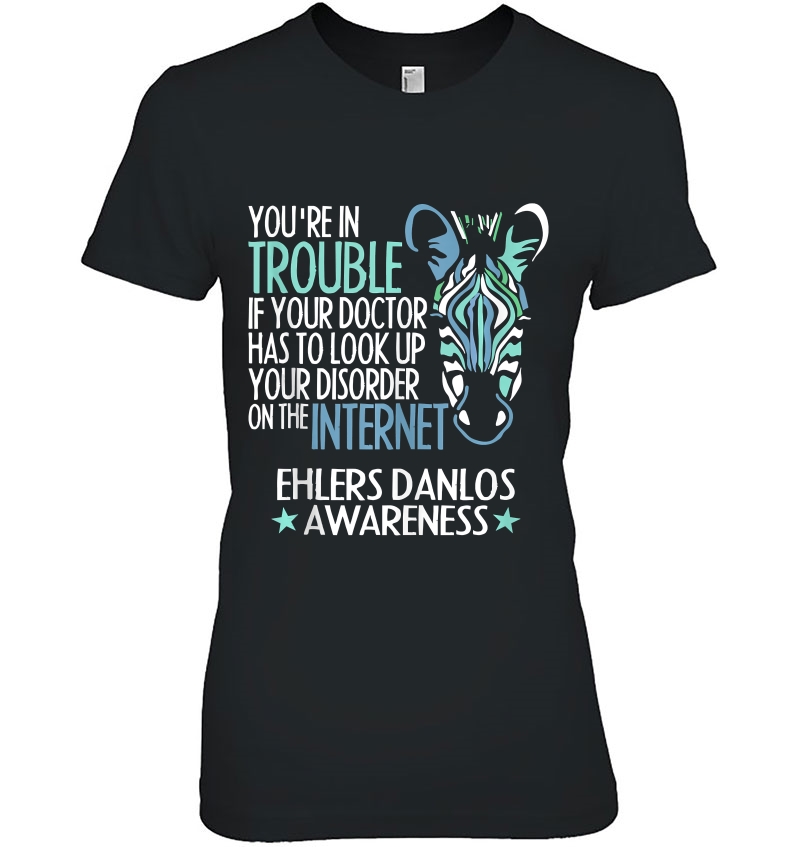 Ehlers Danlos Syndrome Month May Eds Awareness Zebra Hoodie