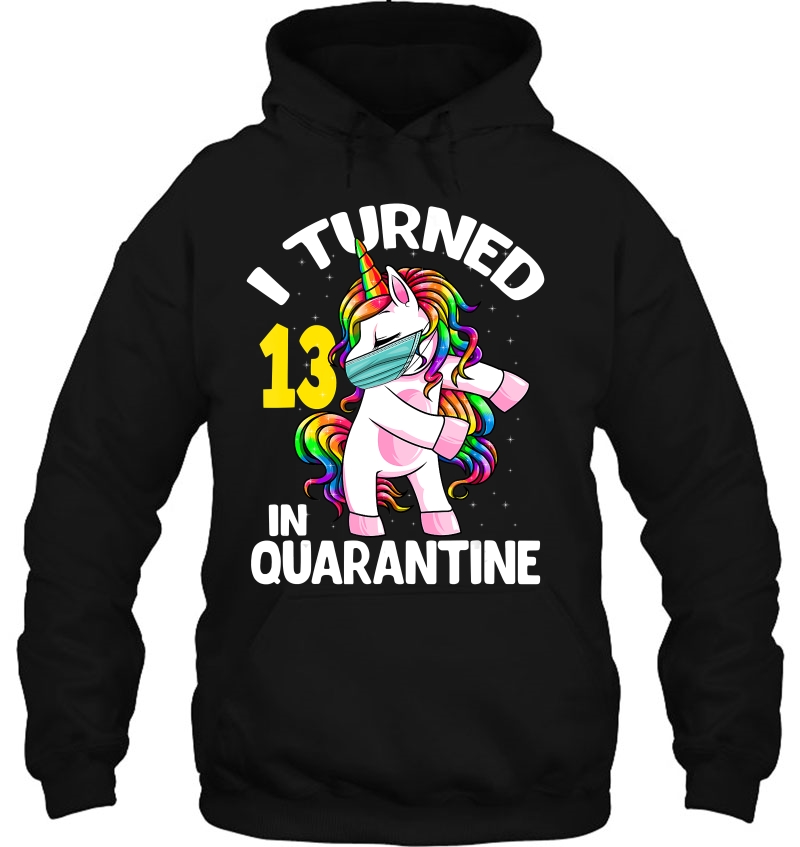 I Turned 13 In Quarantine Flossing Unicorn 13Th Birthday Mugs