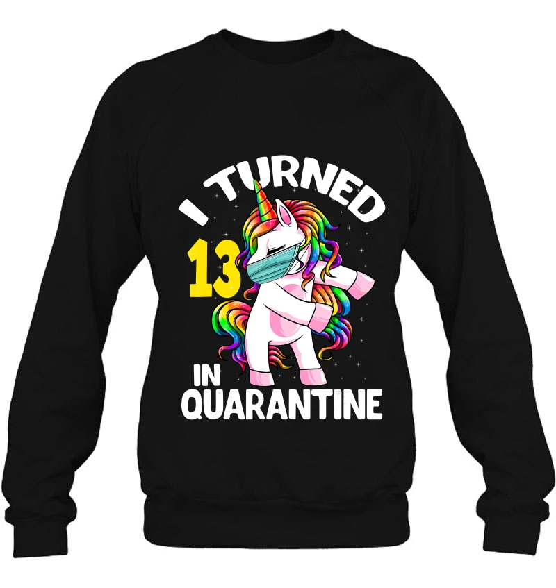 I Turned 13 In Quarantine Flossing Unicorn 13Th Birthday Mugs