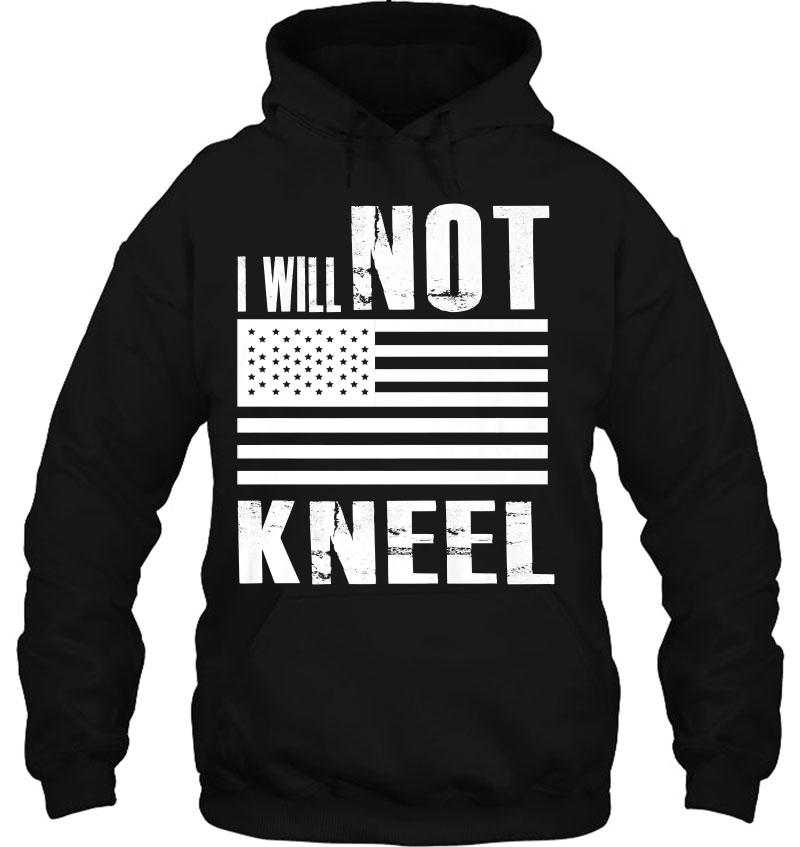 I Will Not Kneel - Proud American Flag Mugs