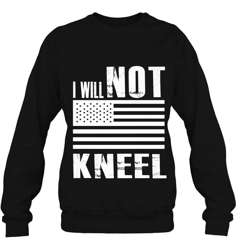 I Will Not Kneel - Proud American Flag Mugs