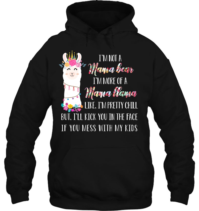 I'm Not A Mama Bear I'm More Of A Mama Llama Floral Mugs