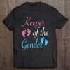 Keeper Of The Gender Reveal Party Baby Announcement Tee