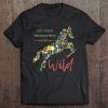 Let Your Imagination Go Wild Botanical Flower Horse Tee