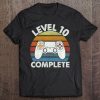 Level 10 Complete 10Th Anniversary Gift Matching Couple Tee