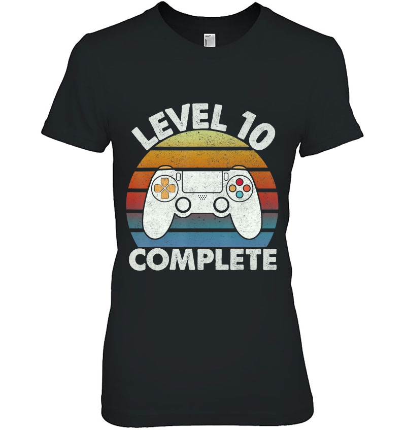 Level 10 Complete 10Th Anniversary Gift Matching Couple Hoodie