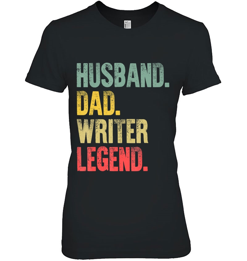 Mens Funny Vintage Shirt Husband Dad Writer Legend Retro Gift Hoodie