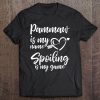 Pammaw Is My Name Spoiling Is My Game Christmas Gift Tee