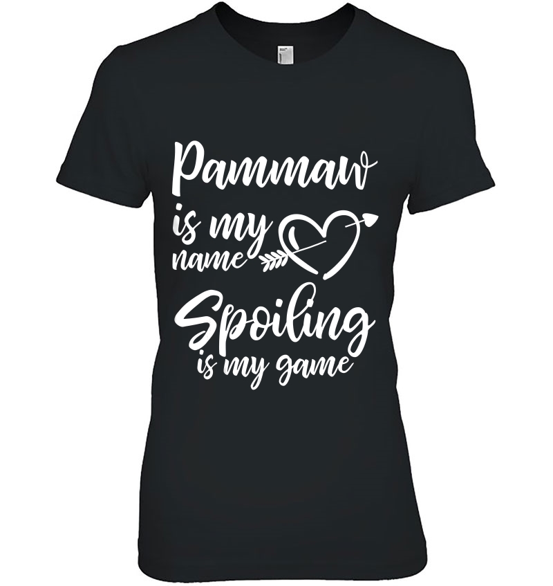 Pammaw Is My Name Spoiling Is My Game Christmas Gift Hoodie