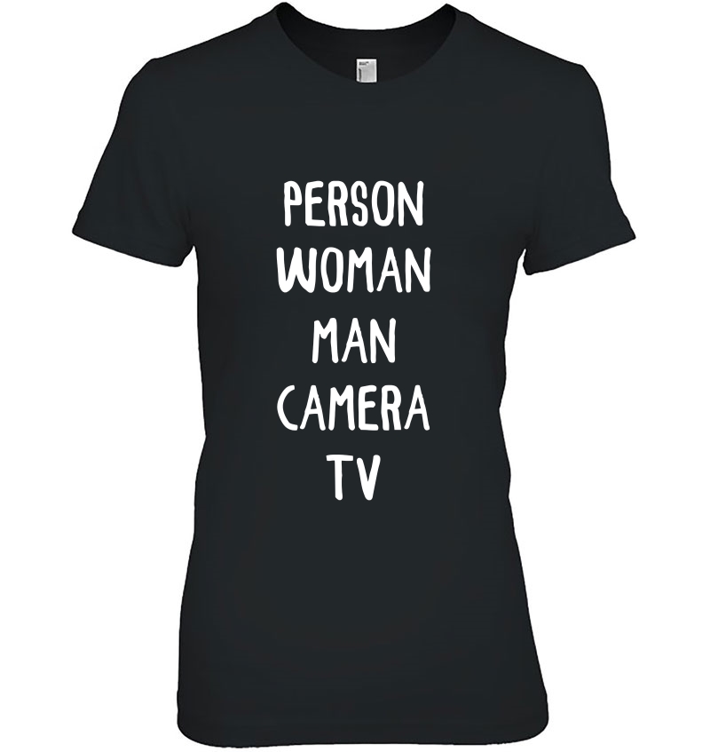 Person Woman Man Camera Tv Trump Cognitive Ridiculous Hoodie