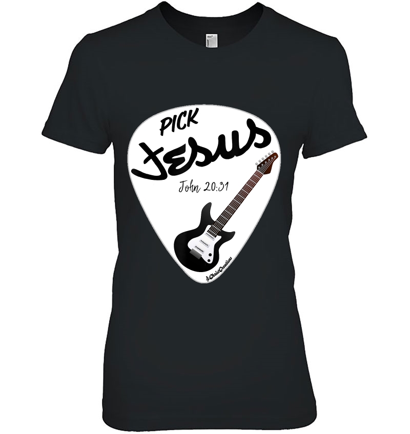 Pick Jesus John 2031 Electric Guitar For Praise & Worship Hoodie