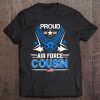 Proud Air Force Cousin Tee - Veteran Pride Gifts Tee