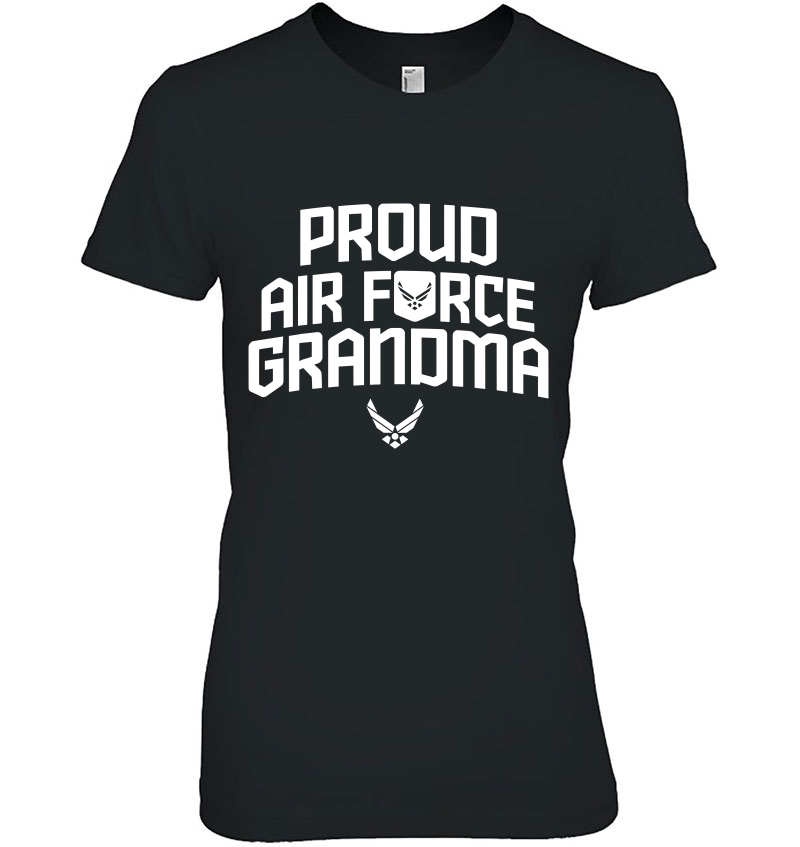 Proud Air Force Grandma Shirt Military Veteran Gift Hoodie