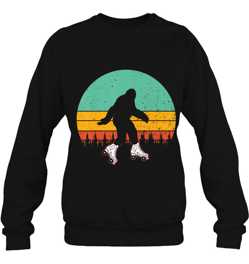 Retro Bigfoot Roller Skate Shirt Skating Sasquatch 80'S Gift Mugs