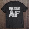 Retro Greek Af Funny Greece Tee