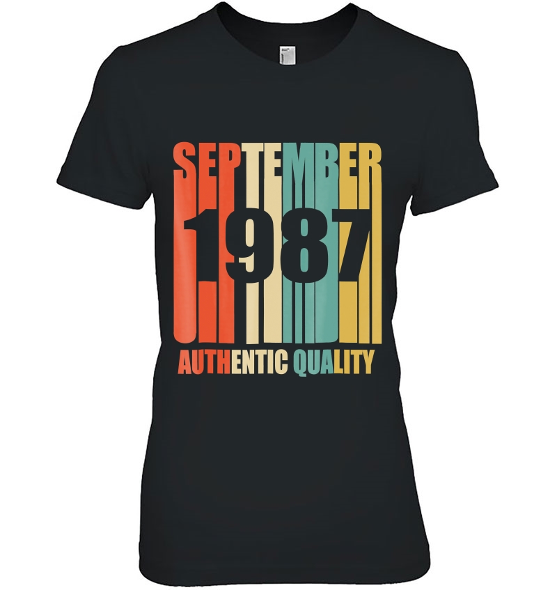 Retro September 1987 31 Yrs Old Bday 31St Birthday Hoodie