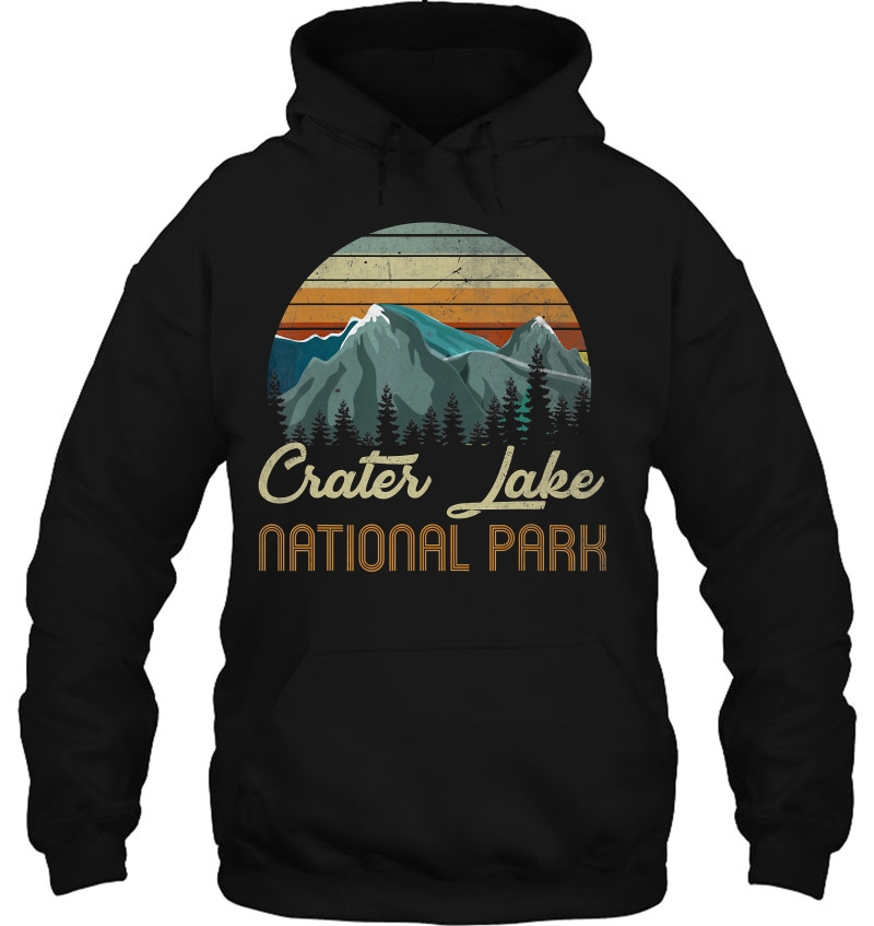 Retro Vintage Crater Lake National Park Mugs