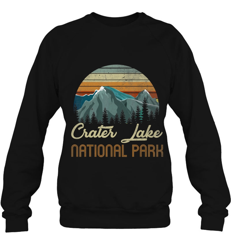 Retro Vintage Crater Lake National Park Mugs