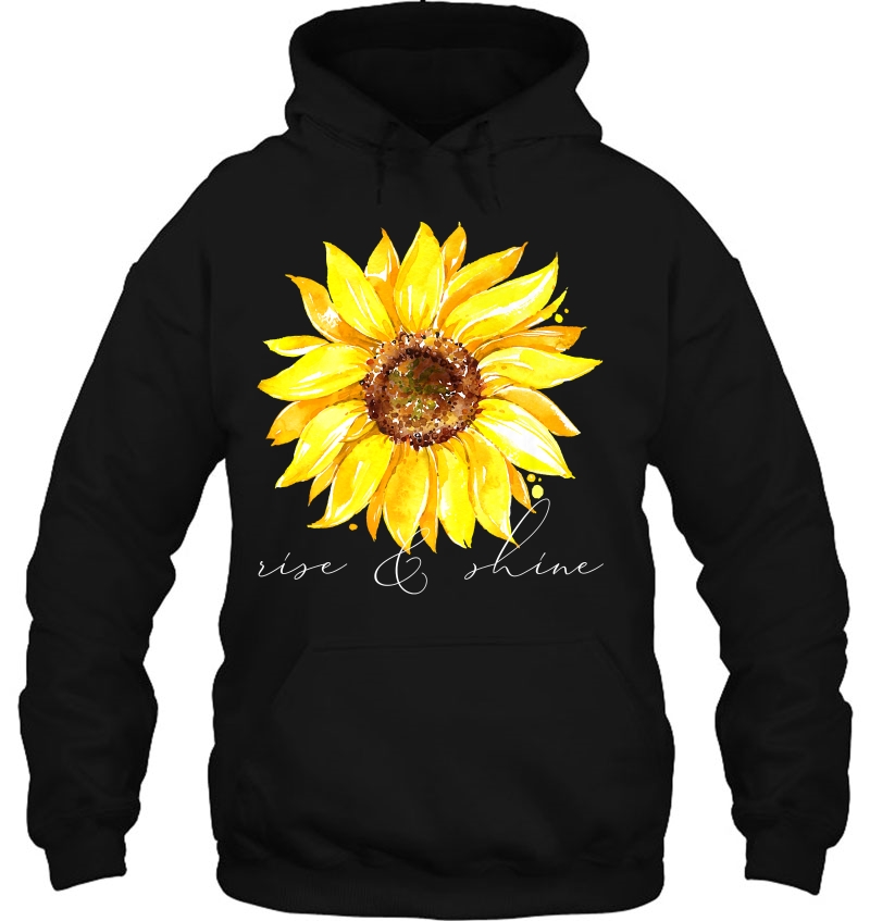 Rise And Shine Sunflower Graphic Tee Mugs