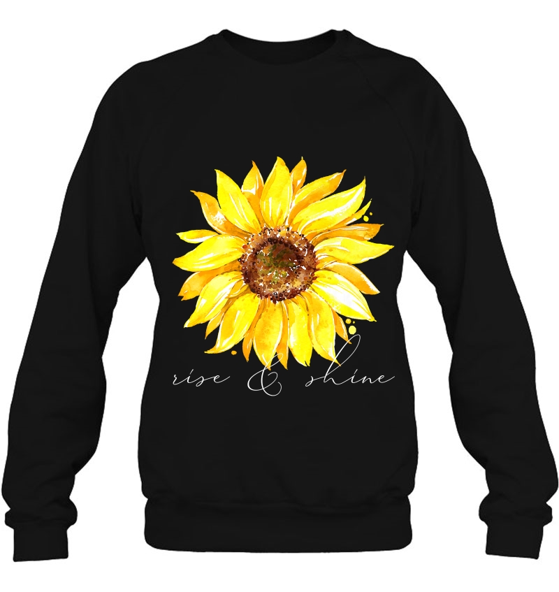 Rise And Shine Sunflower Graphic Tee Mugs