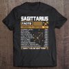 Sagittarius Birthday Gifts - Sagittarius Facts Funny Tee