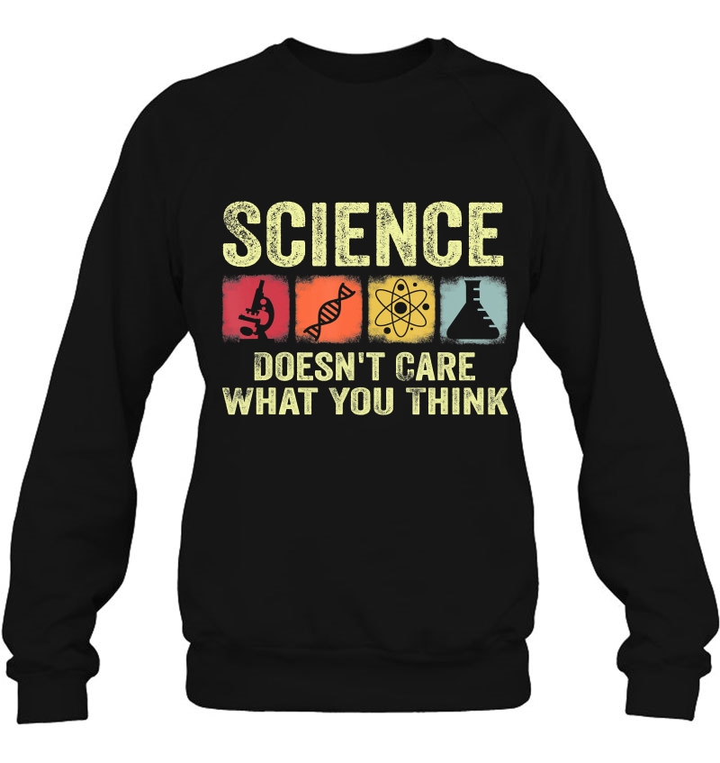 Science Doesn't Care What You Think Retro Vintage Science Mugs