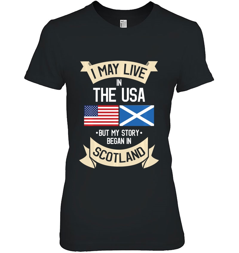 Scotland American Flag Usa Scottish Roots Gifts Hoodie