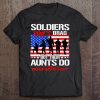 Soldiers Don't Brag But Their Aunts Do Proud Army Aunt Gift Tee