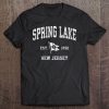 Spring Lake Nj Vintage Nautical Boat Anchor Flag Sports Tee