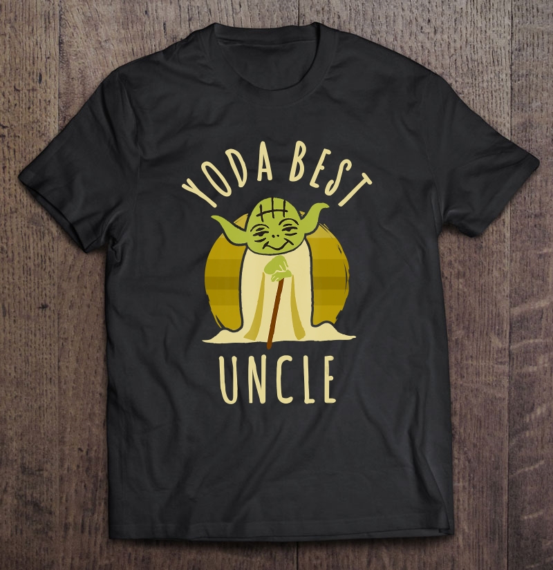 Star Wars Yoda Best Uncle Cartoon Yoda Shirt