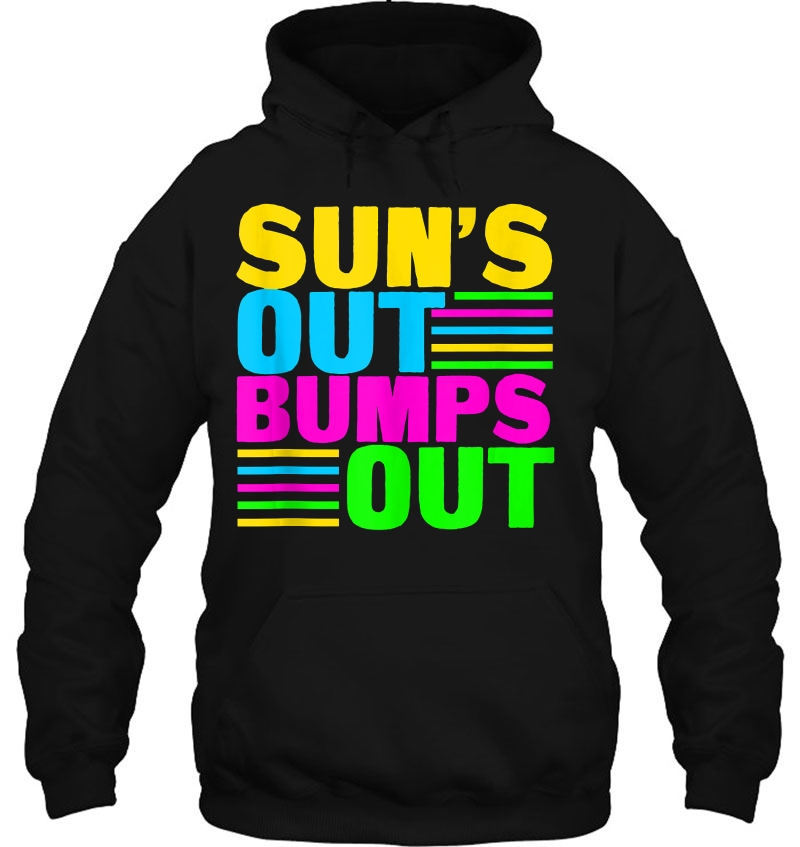 Sun's Out Bumps Out For Summer Retro 80S Style Typography Mugs