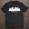 Tampa Florida Downtown Skyline Silhouette Tee