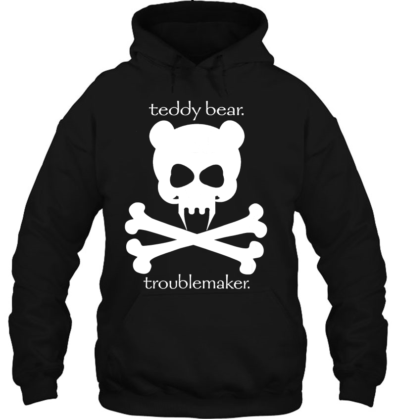 Teddy Bear Troublemaker - Bad Teddy Skull And Bones Mugs